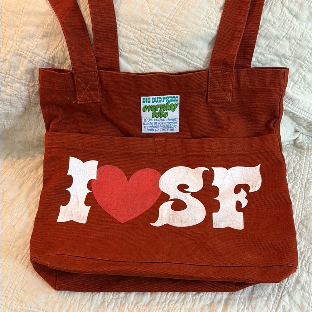 Big Bud Press 'I Love SF' Everyday Tote